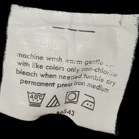 Chaps Navy and White Plaid Shirt - Picture 2 of 6